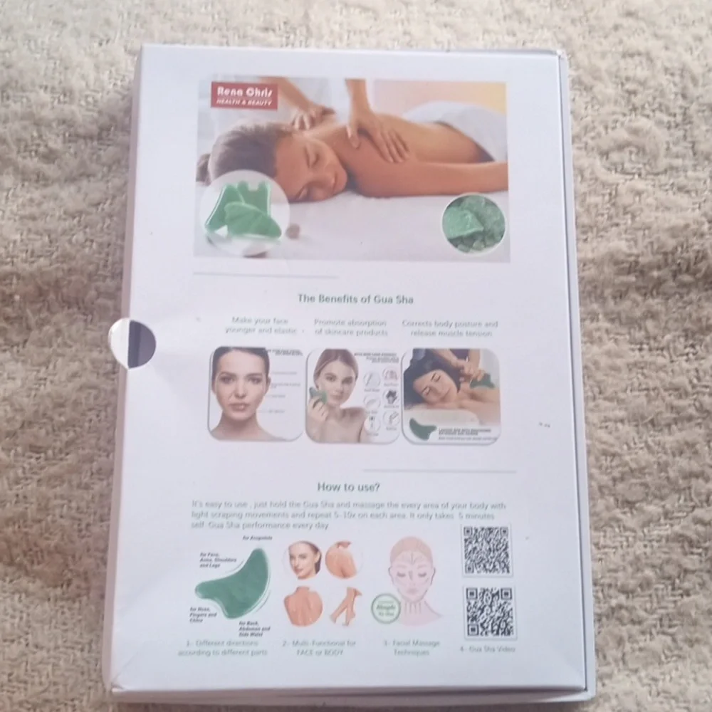 Gua sha massage tools health and beauty Rena Chris